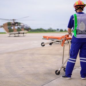 paramedic and a mobile flying ambulance better known as a life flight